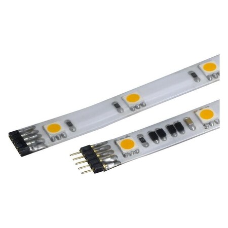 Wac Us White 12 Length 4500K High Output Led Indoor Damp Tape Light" LED-T24C-1-WT